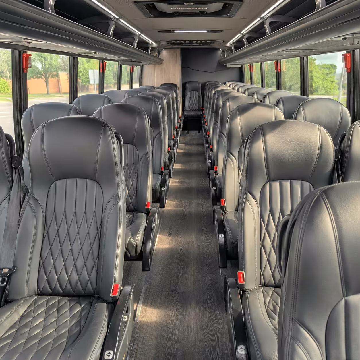 30 passenger minibus interior