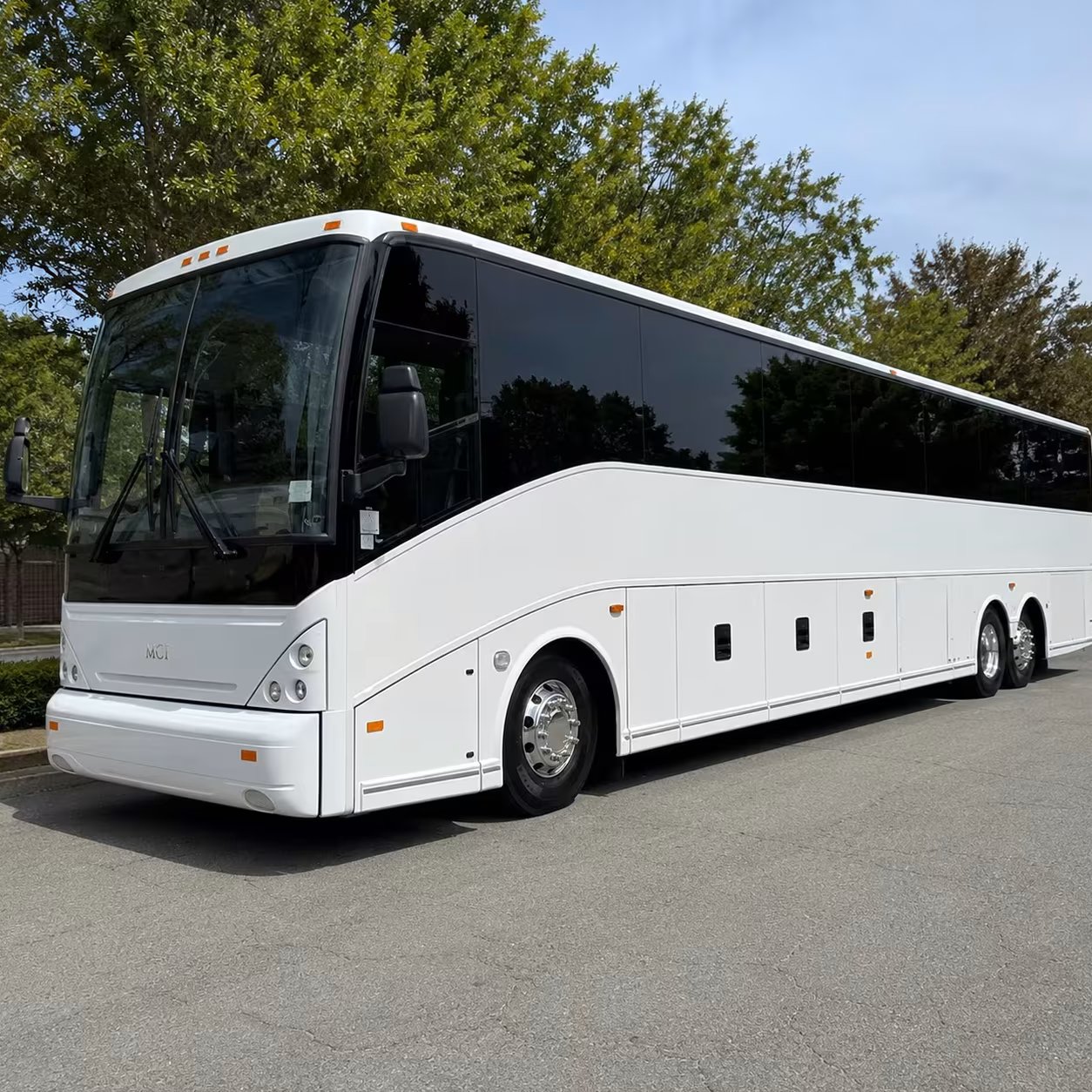 downtown houston and midtown corporate charter bus rentals