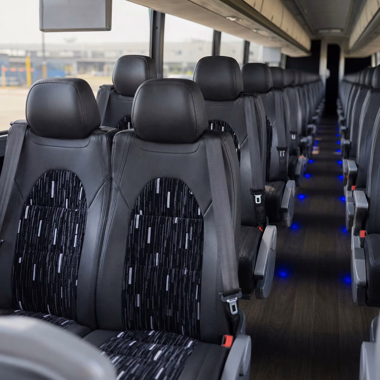 houston charter bus rentals for george bush intercontinental airport