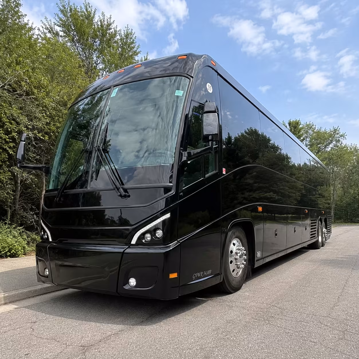 large group charter buses for houston concerts at reliant stadium