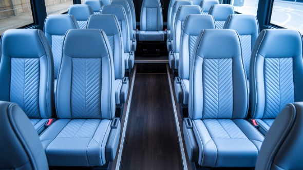 houston 28 passenger minibus inside