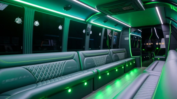 houston party bus rental inside