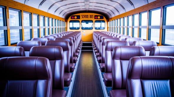 houston school bus rental inside